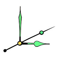Стрелки для часов 3шт часового механизма комплект, люминесцентные
