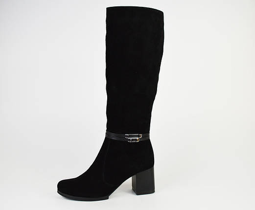 Чоботи Kluchini 3825 40 Чорні замша, фото 1