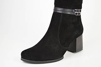 Чоботи Kluchini 3825 40 Чорні замша, фото 5