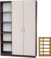 Шафа офісний тип О (1200х400) МАКСІ-Меблі Венге магія/Дуб молочний (9205)