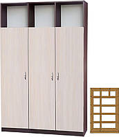 Шафа офісний тип P (1200х400) МАКСІ-Меблі Венге магія/Дуб молочний (9207)