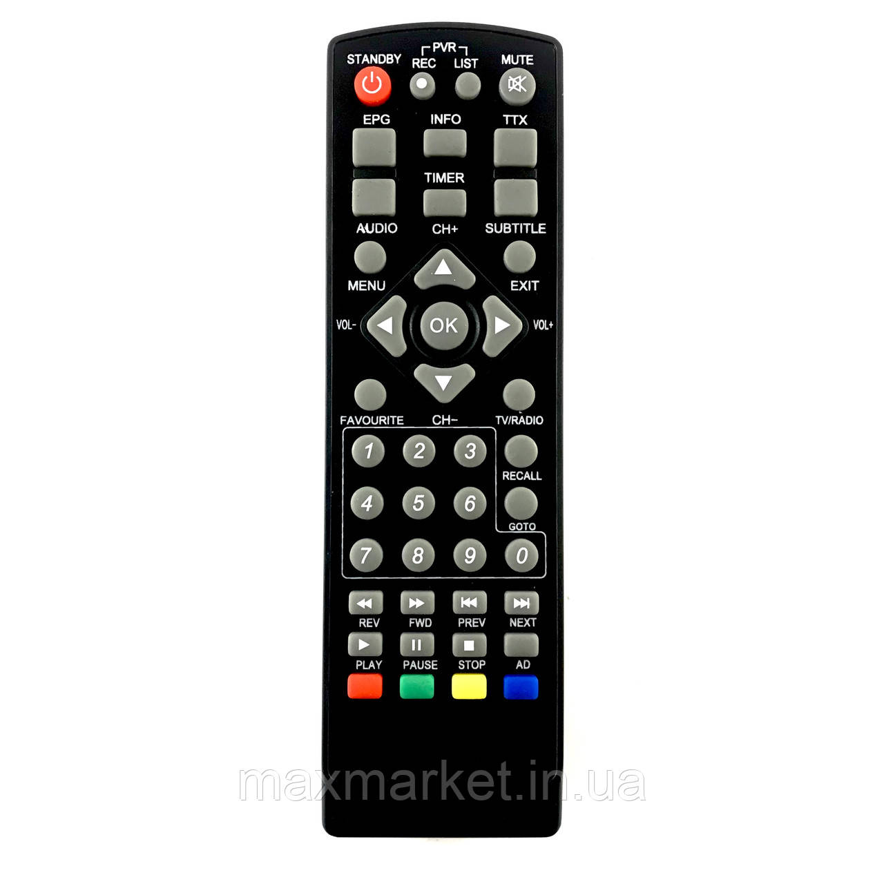 Пульт для DVB-T2 Lorton T2-10