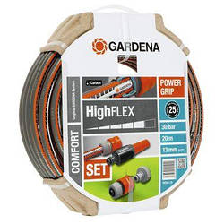 Шланг Gardena HighFlex 1/2" х 20 м + фітинги