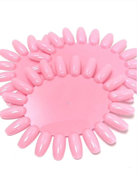 Палитра-ромашка для гель лака, демонстрационная, розовая - фото 1 - id-p1306341852