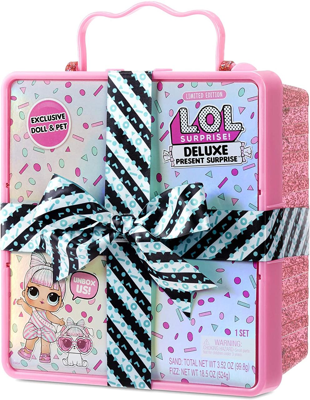 LОЛ Сюрприз Суперподарунок Рожевий LOL Deluxe Present Surprise pink (570691)