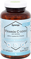 Витамин C-1000 с L-лизином и L-пролином, Vitamin C-1000 with L-Lysine & L-Proline, Vitacost, 240 капсул