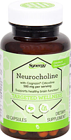 Холина и Цитиколин, Vitacost Synergy Neurocholine with Citicoline, 60 капсул