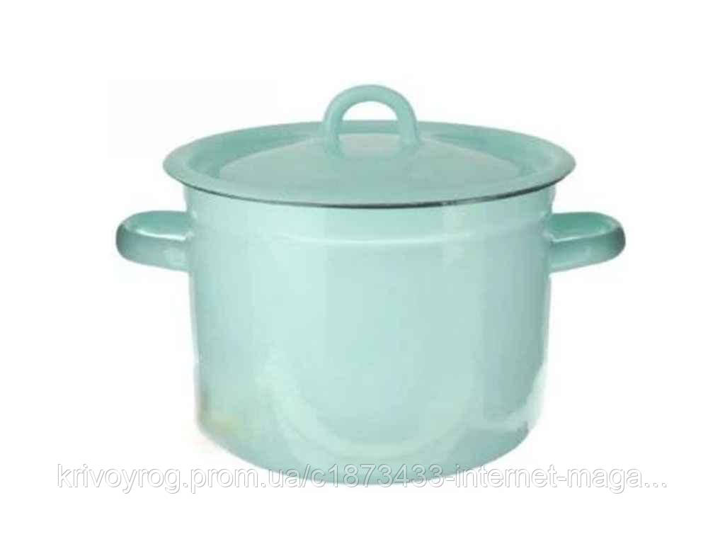Каструля ем. 4,5л /4 циліндрична М’ятна прохолода (I16151/4)пола руч. ТМ IDILIA, фото 1