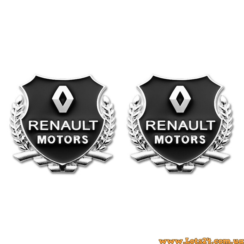 Авто значок Renault Motors наклейка на машину авто наклейки значки марки машин на кузов бампер скло двері капот крила багажник