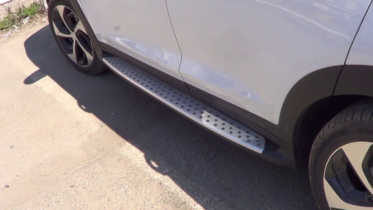 Комплект бічних порогів Hyundai Tucson 2015-