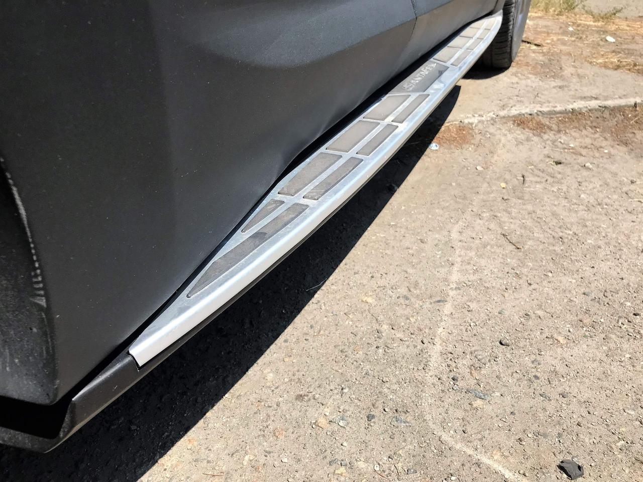Бічні пороги для Hyundai Santa Fe III 2013-2017