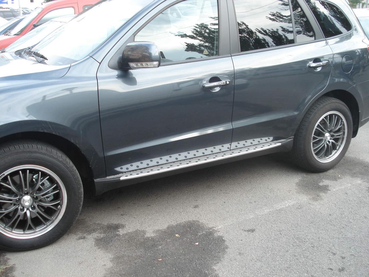Бічні Пороги Hyundai Santa Fe 2006-2012 стиль BMW.