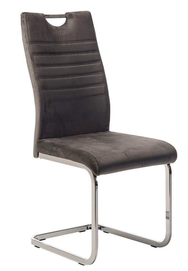 Стілець S-120 сірий велюр TM Vetro Mebel