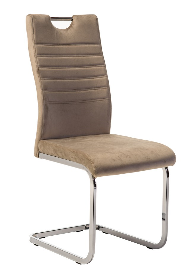 Стілець S-120 велюр капучіно TM Vetro Mebel