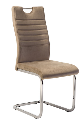 Стілець S-120 велюр капучіно TM Vetro Mebel, фото 1