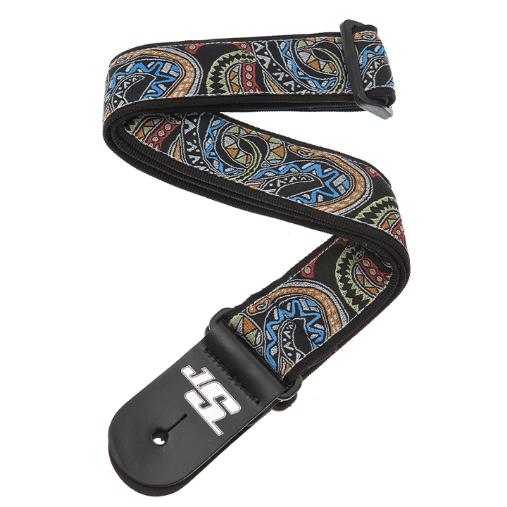 Гітарний ремінь D'ADDARIO JOE SATRANI WOVEN GUITAR STRAP (Snakes Mosaic), фото 1