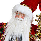 Фігурка "Санта з посохом" в червоному (6011-004), фото 2