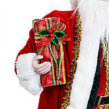 Фігурка "Санта з посохом" в червоному (6011-004), фото 4