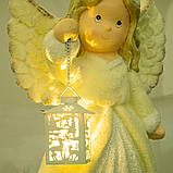 Статуетка "Ангел з ліхтариком" 42 см (001NQ), фото 2