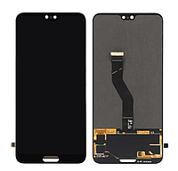 Дисплей (экран) для Huawei P20 Pro (CLT-L29/CLT-L09) + тачскрин, черный,без шлейфа сканера отпечатка пальца