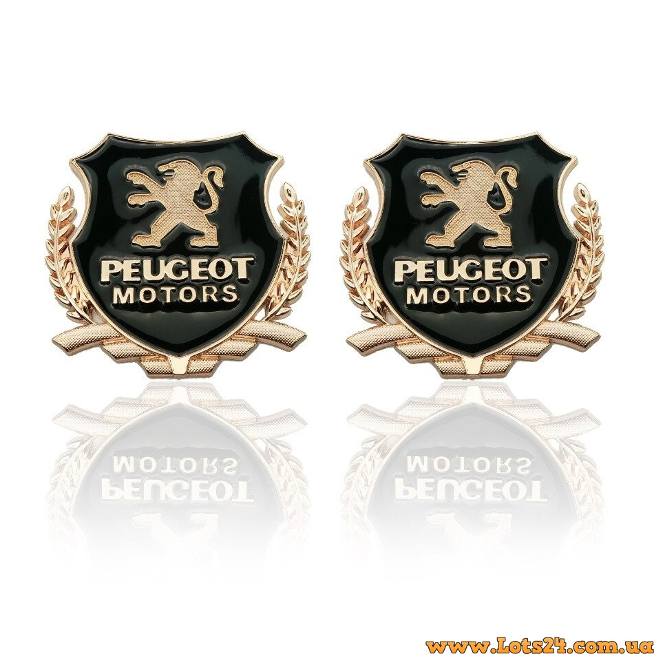 Авто значок PEUGEOT Motors наклейка на машину двери авто значки марки ...