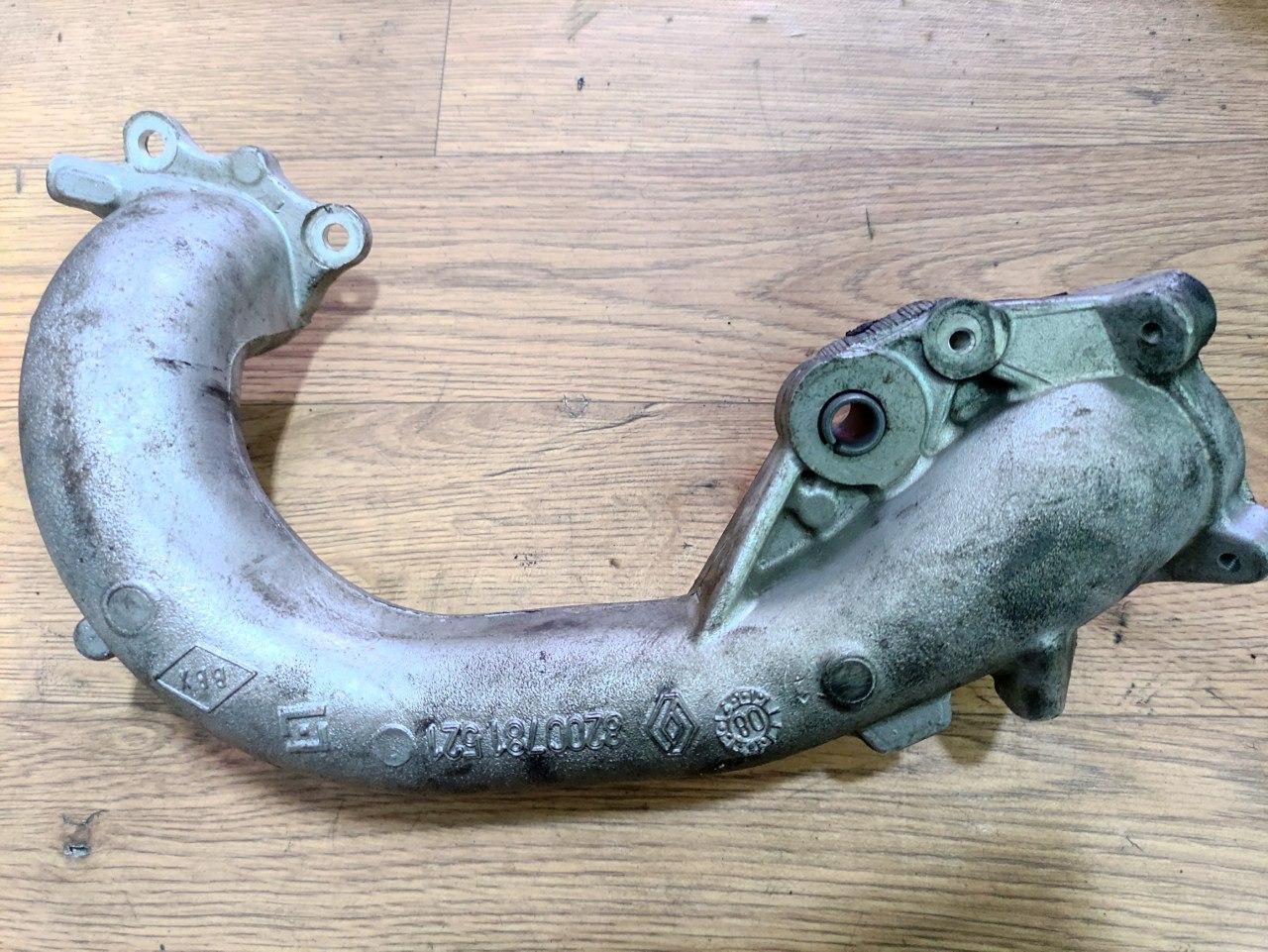 Патрубок впускного колектора Renault Megane 3, 1.5, 1.9, 2008-2016, 8200781521 (Б/У)