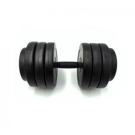 Гантель розбірна композитна домашня гантель пластикова для тренувань Newt Rock pro 19 кг., фото 2