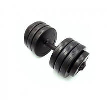 Гантель розбірна композитна домашня гантель пластикова для тренувань Newt Rock pro 19 кг., фото 3