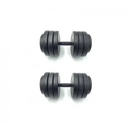 Гантелі розбірні композитні домашні гантелі пластикові для тренувань Newt Rock Pro 2 шт по 19 кг, фото 2