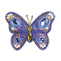 Набор для вышивки брошки "Голубая бабочка"