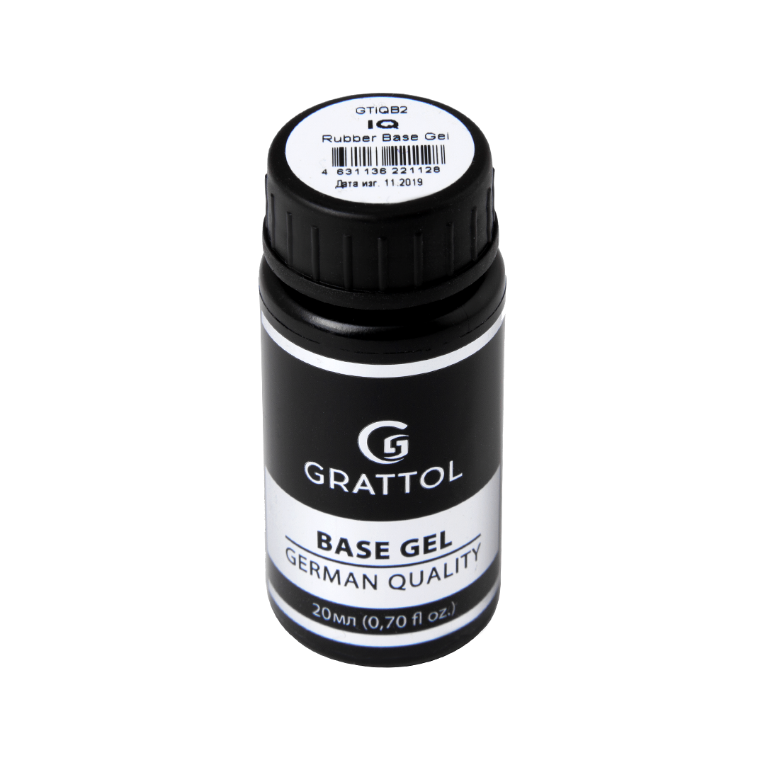 База для гельлака каучуковая без кисточки с узким горлышком Grattol IQ