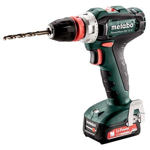 Шуруповерт акумуляторний Metabo PowerMaxx BS 12 Q, фото 1