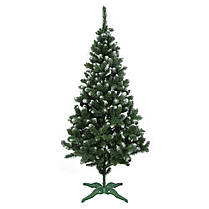 Ялинка штучна 1,8 метра зі скидкою зелена з білим кінчиком, Святкова новорічна ялинка, фото 4