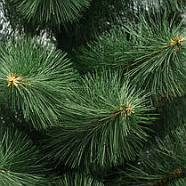 Сосна штучна 2,3 м ялинка зелена пишна на підставці, Різдвяна новорічна ялинка для дому, фото 4