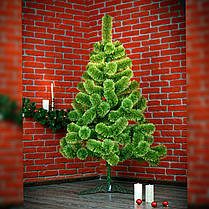 Пухнаста сосна 1,2 м волосінь штучна зелена, гарна європейська новорічна ялинка, фото 2