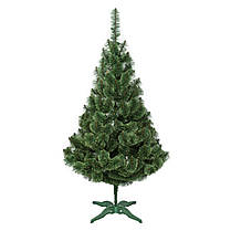 Пухнаста сосна 1,2 м волосінь штучна зелена, гарна європейська новорічна ялинка, фото 5