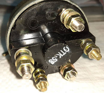 Замок запалювання з ключами 12 V 24 V 60 А 5 контактів ВК-856БГОСТ 3940-В4, фото 4