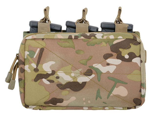 Потрійний подсумок гвинтівковий з кишенею - Multicam [8FIELDS]