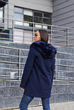 Зимове пальто з відкладним коміром "Моле 8085", фото 8