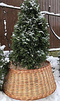 Кошик плетений для ялинки, кошик під сосну