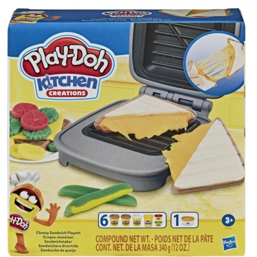 Набір для творчості з пластиліном Play-Doh Hasbro Е7623 Сирний сендвіч