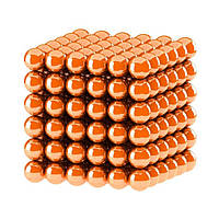Неокуб NeoCube Оранжевый [5мм * 216 шариков] + Металлическая Коробка в Подарок
