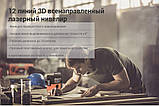 DEKO 3D LL12-HVR 12 ліній 360 градусів ❌ КРАСНИЙ ЛУЧ лазерний рівень нівелір, фото 11