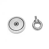 F100 Відрив 120 кг ТРИТОН Пошуковий Неодимовий Магніт ⭐⭐⭐⭐⭐ односторонний + ТРОС в ПОДАРОК, фото 2