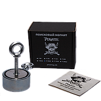 Пошуковий магніт F-100х2 Пірат двосторонній + ТРОС 🎁