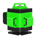 4D Лазерний рівень Puerci 4D 16 ліній ➜ ПУЛЬТ ➜ Зелені промені ➜ ГАРАНТІЯ: 1 рік, фото 3