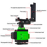 4D Лазерний рівень Puerci 4D 16 ліній ➜ ПУЛЬТ ➜ Зелені промені ➜ ГАРАНТІЯ: 1 рік, фото 8