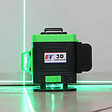Лазерний рівень для ► СТЯЖКИ ПІДЛОГИ 3D 12 ліній Kaitian + ПУЛЬТ + КРОНШТЕЙН + АКБ 8 годин роботи KT-MG3D5SC, фото 5