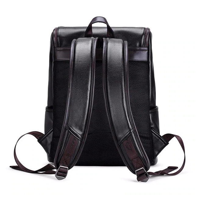 Рюкзак городской мужской LIELANG с USB портом. Мужской рюкзак для ноутбука Черный + СУМКА - фото 4 - id-p1306593090