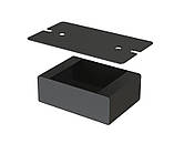 Корпус металевий MiBox з кріпленням на стіну МВ-60 (Ш70 Г50 В25) чорний, фото 3